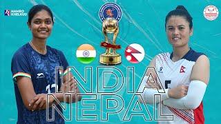 LIVE | India vs Nepal - Match 5 | CAVA Women's Nations League 2024 | भारत विरुद्ध नेपाल