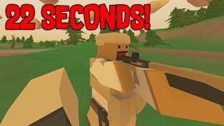 From Nothing to Millitary in 22 SECONDS!! - Unturned Insane PVP