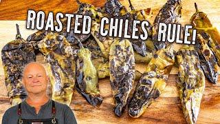 How Roast Chili Peppers (3 Ways) + Freeze Them