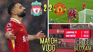 Gakpo & Salah Score As LFC Drop Points In Fiery Atmosphere Against United |Liverpool 2-2 Man U |Vlog