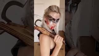 Viking fantasy makeup transformation / warpaint #shieldmaiden #fantasymakeup #vikingstyle #shorts