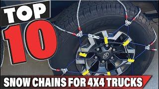 Best Snow Chains For 4x4 Truck In 2025- Top 10 Snow Chains For 4x4 Trucks Review