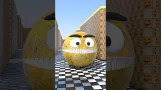 Plastic Robot Pacman vs Sponge #Shorts