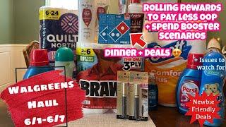 WALGREENS HAUL 6/1-6/7-5/31| NEWBIE FRIENDLY DEALS | ROLLING REWARDS + SPEND DEALS