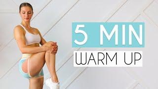 5 MIN WARM UP FOR AT HOME WORKOUTS (No Jumping)