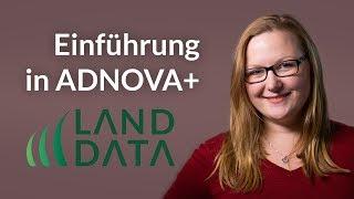 Kurzeinführung: So ist unsere Software ADNOVA+ aufgebaut