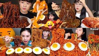 *CHAPAGETTI* BIG BITES KOREAN CHAPAGETTI COMFORT FOODASMR MUKBANG COMPILATIONCHAPAGETTI NOODLES