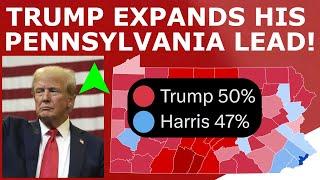 Donald Trump EXPANDS His Lead in Pennsylvania!