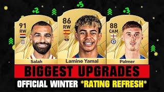 FC 25 | OFFICIAL BIGGEST WINTER RATING UPGRADES (FIFA 25)!  ft. Lamine Yamal, Salah, Palmer…