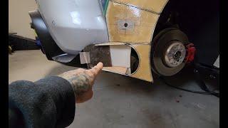 Bye Bye Winglets! - Using Foam to Blend Fiberglass Body Panels