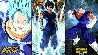 *NEW* TRANSFORMING LF VEGITO BLUE FULL GAMEPLAY SHOWCASE(W/Legendary Finish)| Dragon Ball Legends