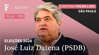 José Luiz Datena (PSDB) participa de sabatina Folha/UOL com pré-candidatos de São Paulo