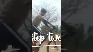 step by step wheelie #ranju  reddy #shorts #viral