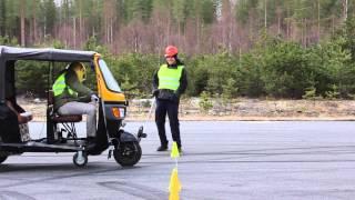 Brake test with auto rickshaw - Auto Rickshaw LTU