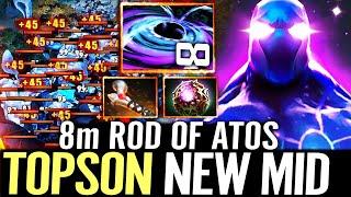  TOPSON Enigma 100% NEW MID — Rod of Atos 1st ITEM + Octarine META EZ Solo Kill Storm Dota 2 Pro