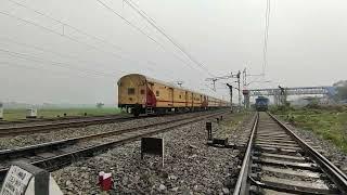 WHAT A SPEED BY WAP4   Unbelievable  - KOAA - JAT EXPRESS ATTACKS MASAGRAM - INDIAN RAILWAYS