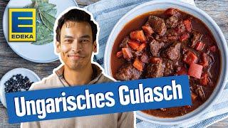 Ungarisches Gulasch mit Paprika | Leckeres Rezept für Gulasch