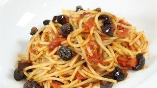 Spaghetti alla Puttanesca - Rossella's Cooking with Nonna