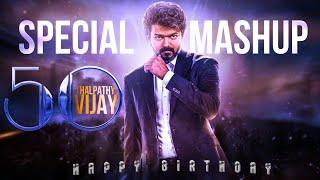 Thalapathy Vijay Birthday Special Mashup 2024 | The Greatest Of All Time | Thalapathy 50 |