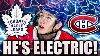 LANE HUTSON IS ABSOLUTELY ELECTRIC: MONTREAL CANADIENS VS TORONTO MAPLE LEAFS PROSPECTS REVIEW