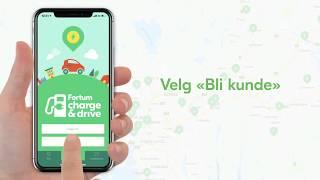 Hvordan registrere seg som kunde i Charge & Drive-appen