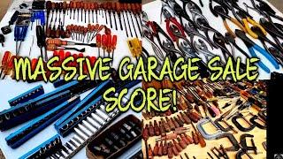 Garage sale tool haul!! BIG SCORE MAC TOOLS!