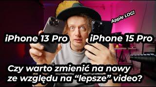 Kamery w iPhone 15 Pro vs iPhone 13 Pro #filmowanie #porównanie