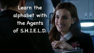 Learn the alphabet with the Agents of Shield