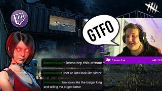 Chill Streamer SHUTS DOWN Toxic TTV - Dead By Daylight