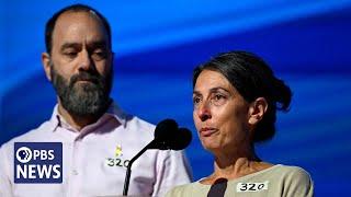 WATCH: Parents of Hamas hostage Hersh Goldberg-Polin speak at 2024 Democratic National Convention