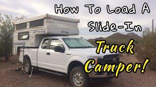 How to Load & Unload a Truck Camper | It’s Easier than You Think! #tramper