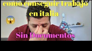 como conseguir trabajo en italia Edwin Castro sin documentos / rompiendo el hielo con la verdad