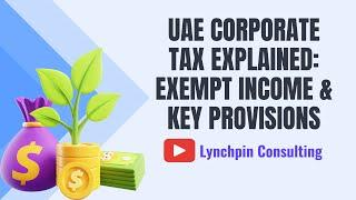 UAE Corporate Tax Explained: Exempt Income & Key Provisions