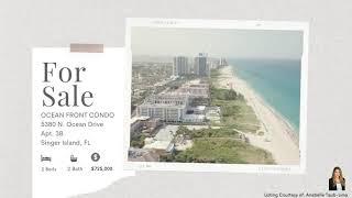 5380 N OCEAN DRIVE APARTMENT 3B SINGER ISLAND, FL (OCEANFRONT CONDO FOR SALE) VIRTUAL TOUR