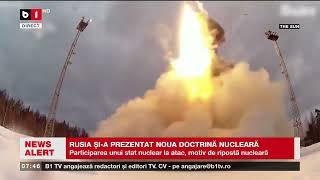 RUSIA ȘI-A PREZENTAT NOUA DOCTRINĂ NUCLEARĂ_Știri B1TV_20 nov. 2024