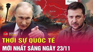 Toàn cảnh thời sự quốc tế sáng 23/11: Mỹ thừa nhận "lo ngại" về tên lửa Nga vừa bắn vào Ukraine