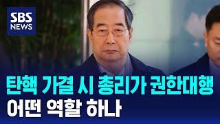 윤 대통령 탄핵 가결 시 총리가 권한대행…어떤 역할 하나 / SBS