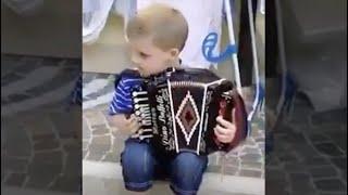 Skilled 5 Year Old Italian Accordion Player!