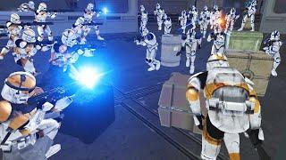 Captain Rex's 501st VS Commander Cody's 212th Clones! - Men of War: Star Wars Mod NPC Wars