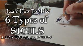 How to make 6 types of Sigils, & How to activate them, Sigil Magic, ️️🪄Pagan Crafting,