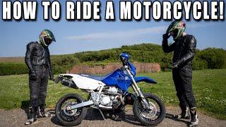 How To Ride A Motorcycle! | Basics for Beginners!