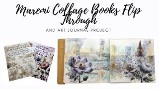 Maremi Collage Books Flip Through & Art Journal project #maremicollagebooks