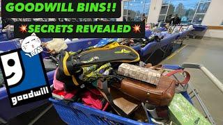 Let’s Go To Goodwill Bins!! Goodwill Outlet Secrets Exposed!  35 POUNDS To Sell! Thrift With Me!