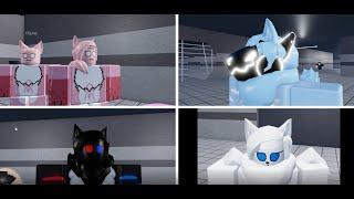 Roblox:"Furry infection" SECRET ROOM BADGE + TRANSFURS