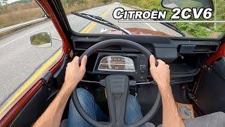 Driving The Citroën 2CV - 29 Horsepower of Pure French Fun! (POV Binaural Audio)