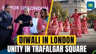 Diwali 2024 In London: Trafalgar Square Lights Up with Unity and Celebration | N18G