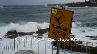 Big Waves at Giles Baths Coogee