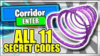 ALL *11* NEW SECRET OP CODES! Roblox Corridor Of Hell