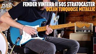 Fender Vintera II 50s Stratocaster | Maple - Ocean Turquoise Metallic