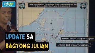 PAGASA Weather Update: Bagyong Julian inaasahang lalakas pa